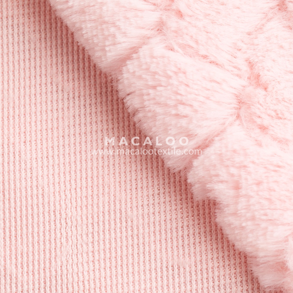 Ice Fabrics Solid Minky Fabric by The Yard - Soft, Smooth and Luxury 58/60  Extra Wide Light Pink Minky Fabric for Blankets, Apparel, Baby