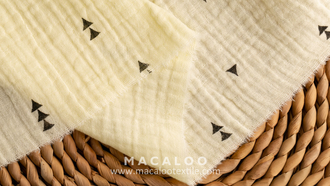 screen print muslin fabric