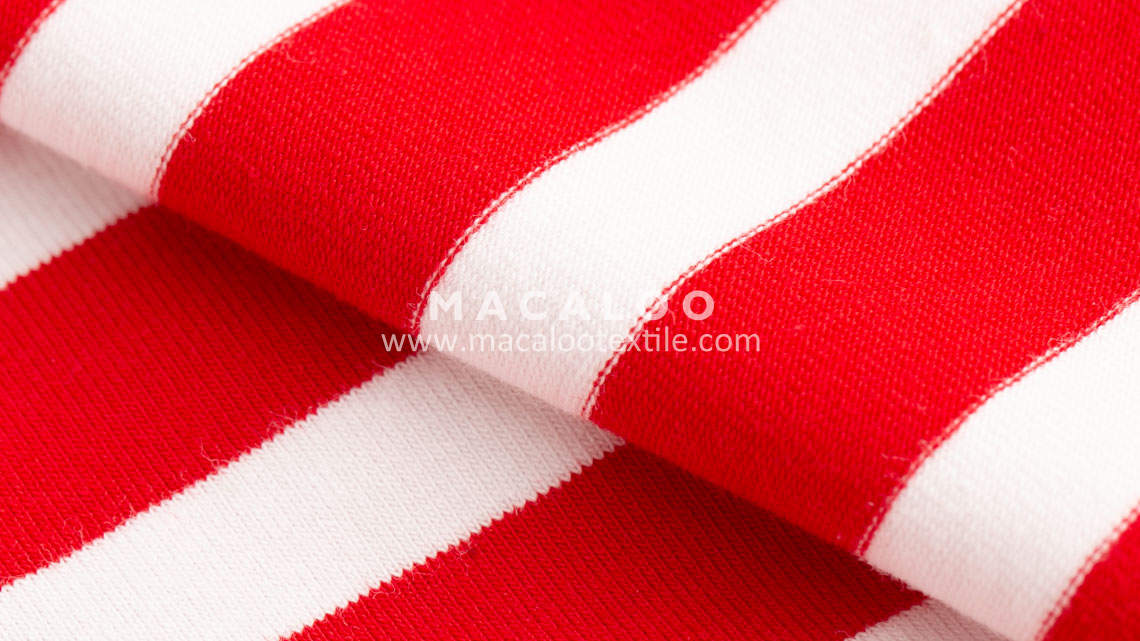 yarn dyed stripe jersey