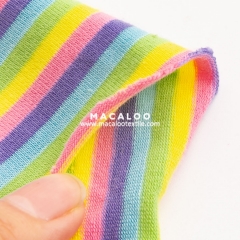 Baby soft jersey yarn dyed stripes cotton lycra fabric
