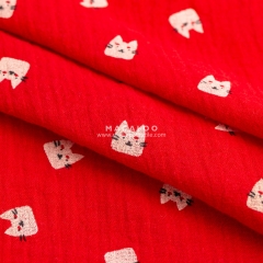 Wholesale 100% cotton crinkle double muslin fabric