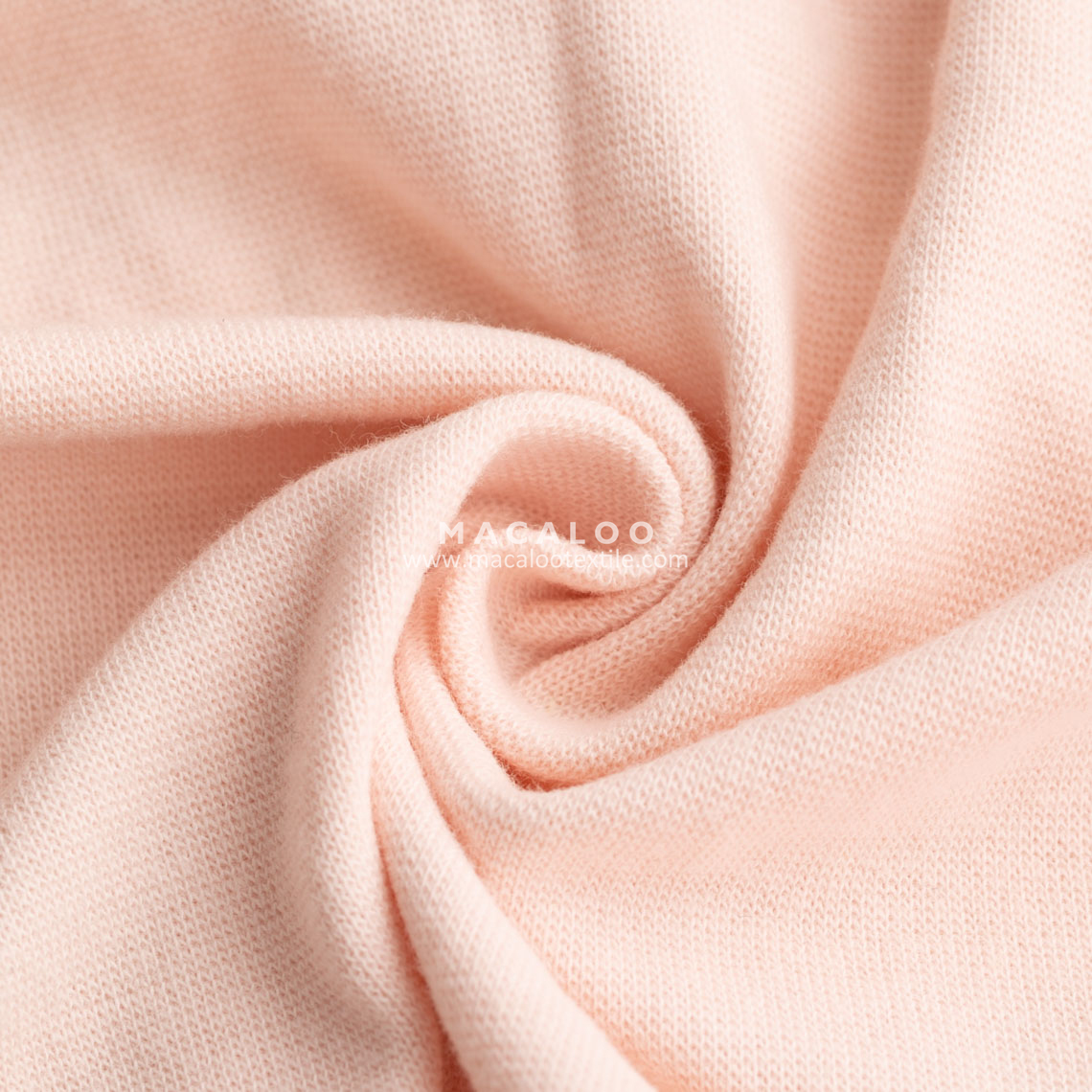95% Cotton 5% Lycra Half Metre Stretch Jersey Knit Fabric Ecru Ballerinas 