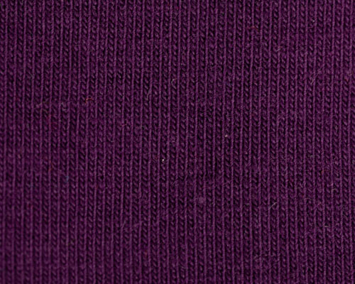 Single jersey knit cotton spandex fabric violet