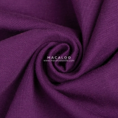 Single jersey knit cotton spandex fabric violet