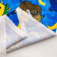 Digital printed cuddle minky fabric for blanket