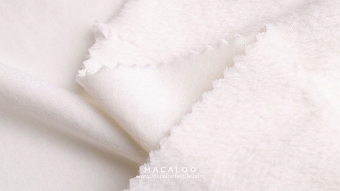 brushed polyester fleece fabric