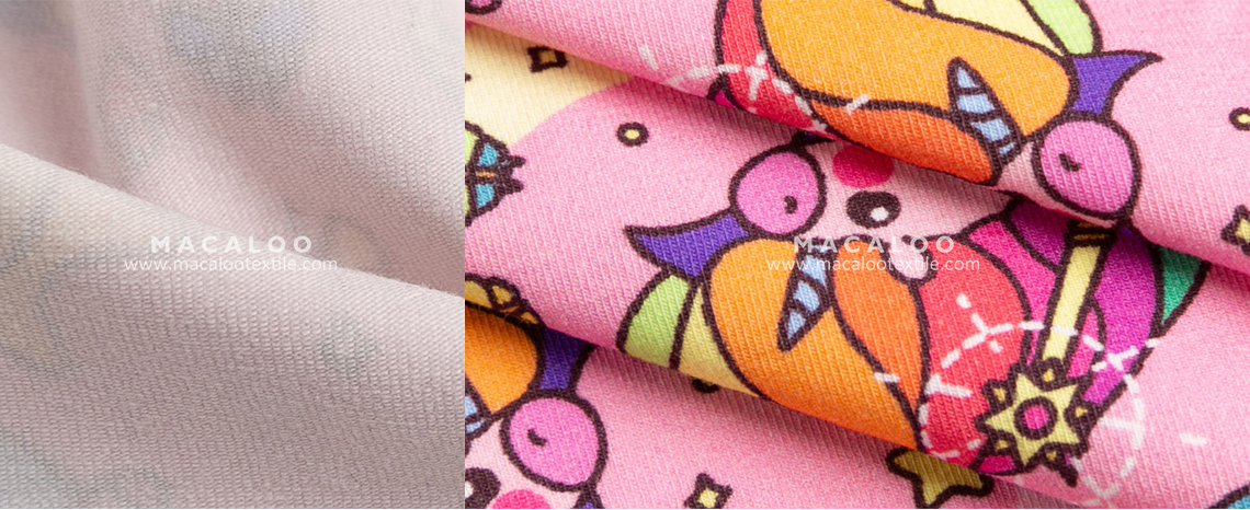 print cotton stretch fabric