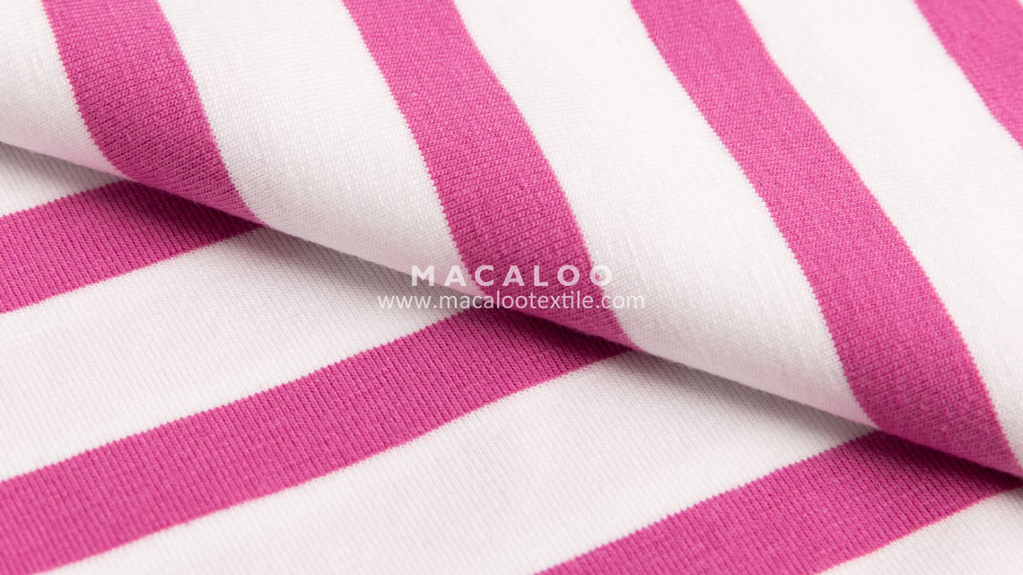 stripe cotton spandex fabric