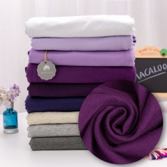 Single jersey knit cotton spandex fabric violet