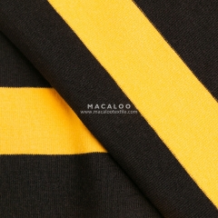 Custom stripes Knitted dyed yarn fabric cotton lycra jersey