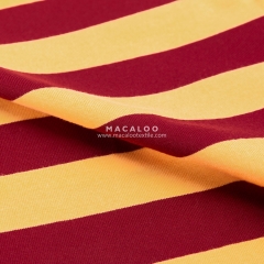 Fancy customized yarn dyed stripe lycra fabric