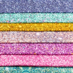 Custom glitter printed cotton spandex baby fabrics