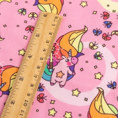 Childish custom printed cotton stretch baby fabric