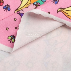 Childish custom printed cotton stretch baby fabric