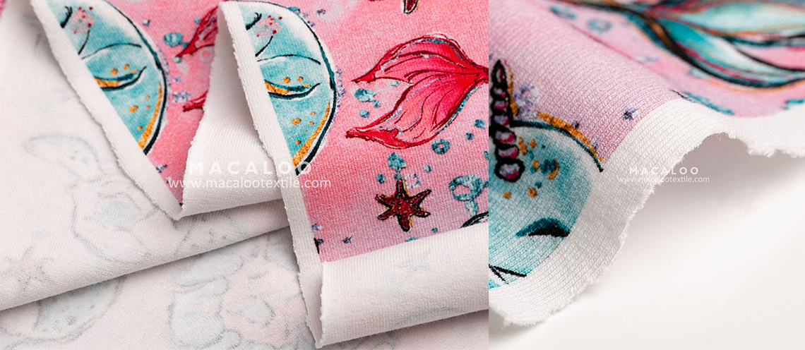 printed cotton knitting fabric