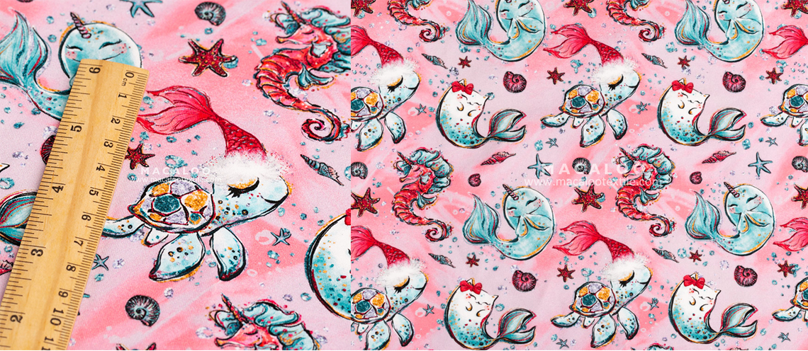 printed cotton knitting fabric