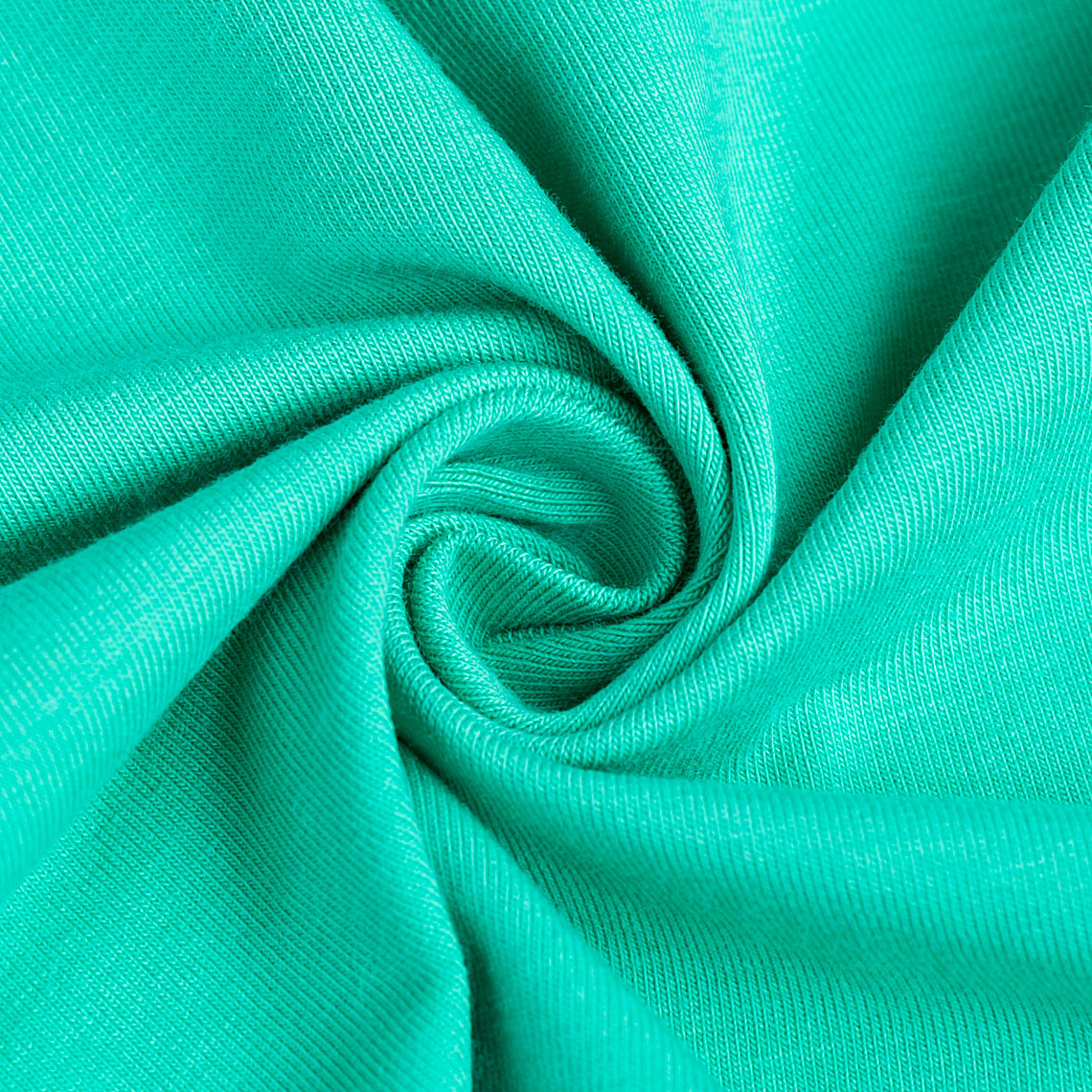 Wholesale cotton spandex jersey knit fabric Sea foam