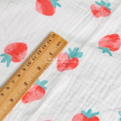 Wholesale organic 100% cotton gauze muslin fabric