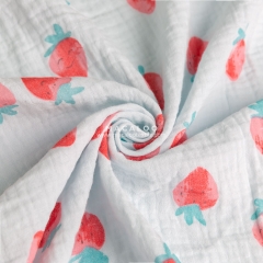 Wholesale organic 100% cotton gauze muslin fabric