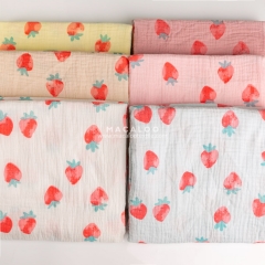 Wholesale organic 100% cotton gauze muslin fabric