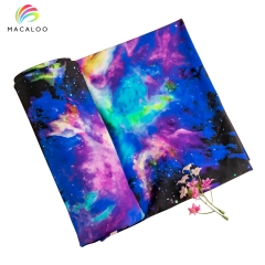 Breathable custom printed nylon lycra fabric for Yoga