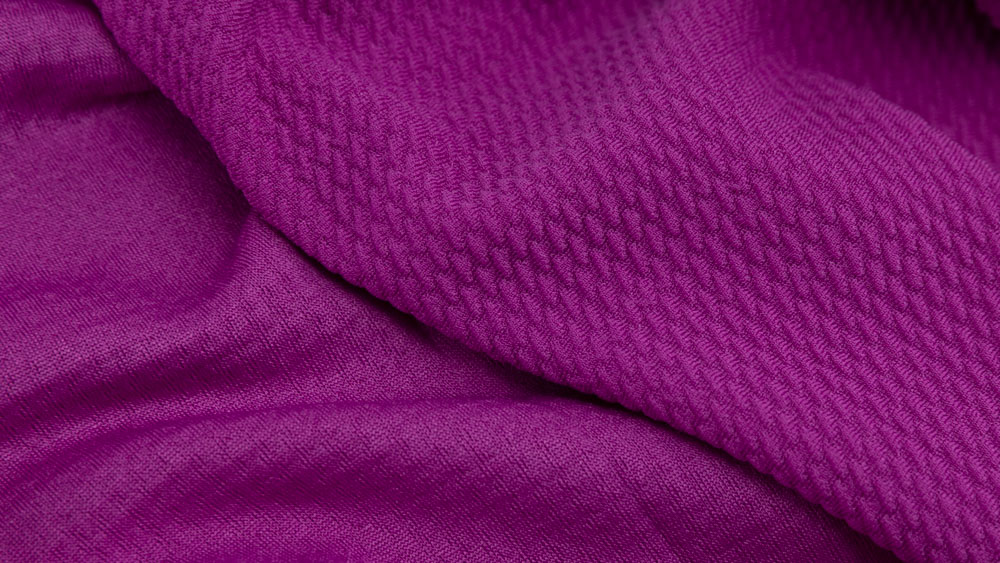 Violet soft bullet textured liverpool poly spandex jersey knit fabric ...