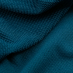 Hot sale solid blue bullet liverpool knit fabric for bows