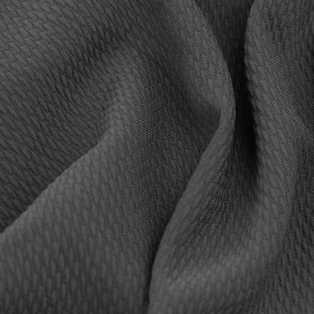 BULLET Dark Gray II | Liverpool | Stretch Fabric | Spandex | Solid Fabric |  Textured fabric |liverpool fabric | poly spandex