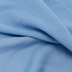 New blue bullet polyester spandex jersey knit fabric for bow