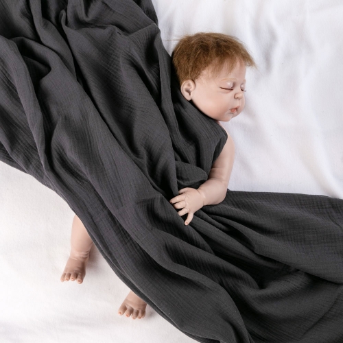 Baby age group and home use organic cotton swaddle blanket