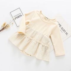 New fashion custom organic cotton baby clothes romper