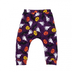 New design spring/autumn season cotton cartoon printed baby harem pants