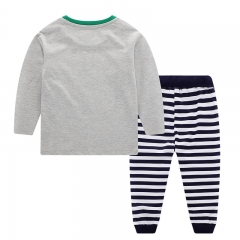 Custom American style long sleeve children boys clothes set