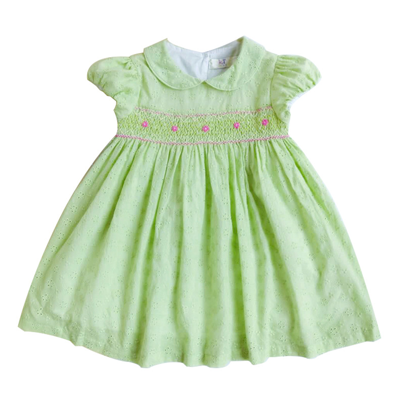 Hot sale sleeveless new model beautiful baby girl clothing dress
