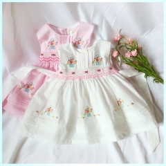 Custom high quality breathable new product baby girl clothing dress for party