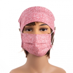 All over digital print custom elastic cotton lycra ear saver buttons headband mask holder