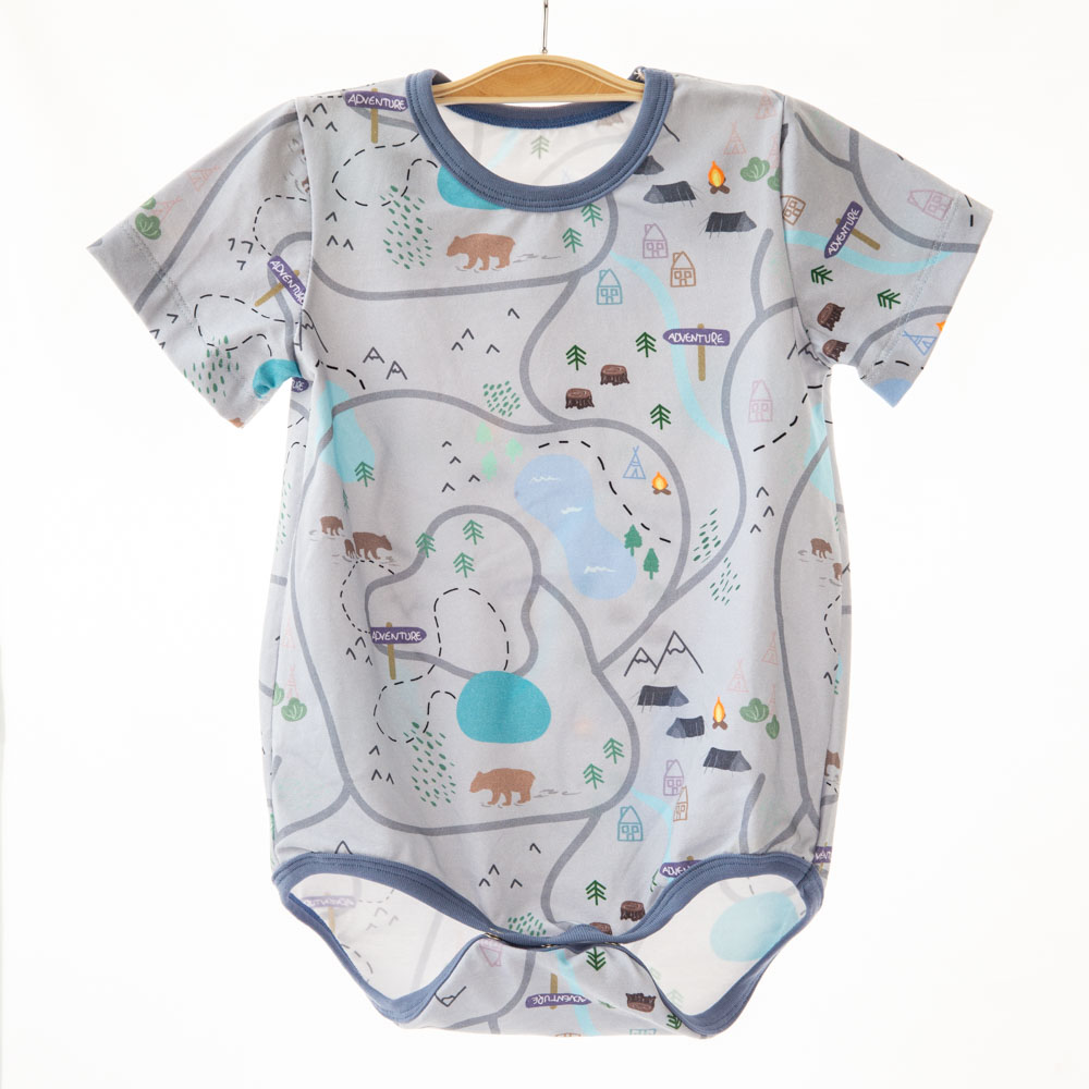 infant clothing newborn coming home outfit cartoon forest print 6 months baby boys' spring rompers