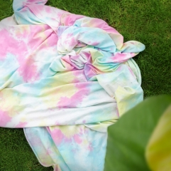 MCCD125# 160gsm Tie-Dye Cotton Lycra Fabric instock