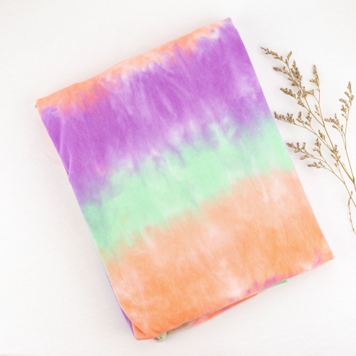 MCCD223# 4# 180gsm Tie-Dye Cotton Jersey Fabric Instock