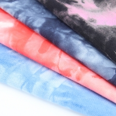 MCCD060# 220gsm French Terry Tie-Dyed Fabirc in stock