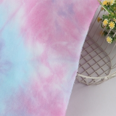 MCCD668# 300gsm French Terry Tie-Dyed Fabirc in stock