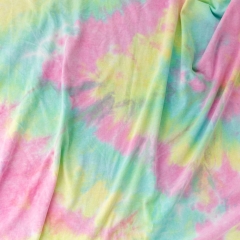 MCCD227# 11#170gsm 100%cotton jersey Tie-dyed Fabric Instock