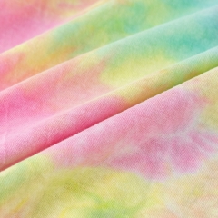 MCCD227# 11#170gsm 100%cotton jersey Tie-dyed Fabric Instock