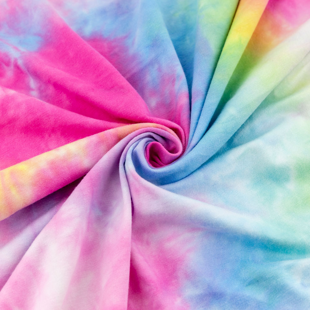 180gsm cotton jersey tie-dye