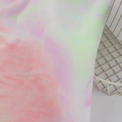 MCCD670# 300gsm French Terry Tie-Dyed Polyester Fabirc in stock