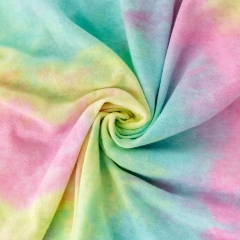 MCCD227# 11#170gsm 100%cotton jersey Tie-dyed Fabric Instock
