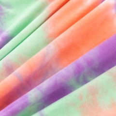 MCCD223# 4# 180gsm Tie-Dye Cotton Jersey Fabric Instock