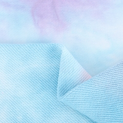 MCCD0032# 320gsm French Terry Tie-Dyed Fabirc in stock