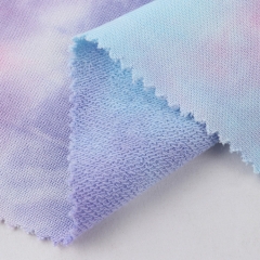 MCCD668# 300gsm French Terry Tie-Dyed Fabirc in stock