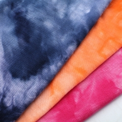 MCCY0032B 180gsm Rayon Spandex Tie-Dyed Fabirc